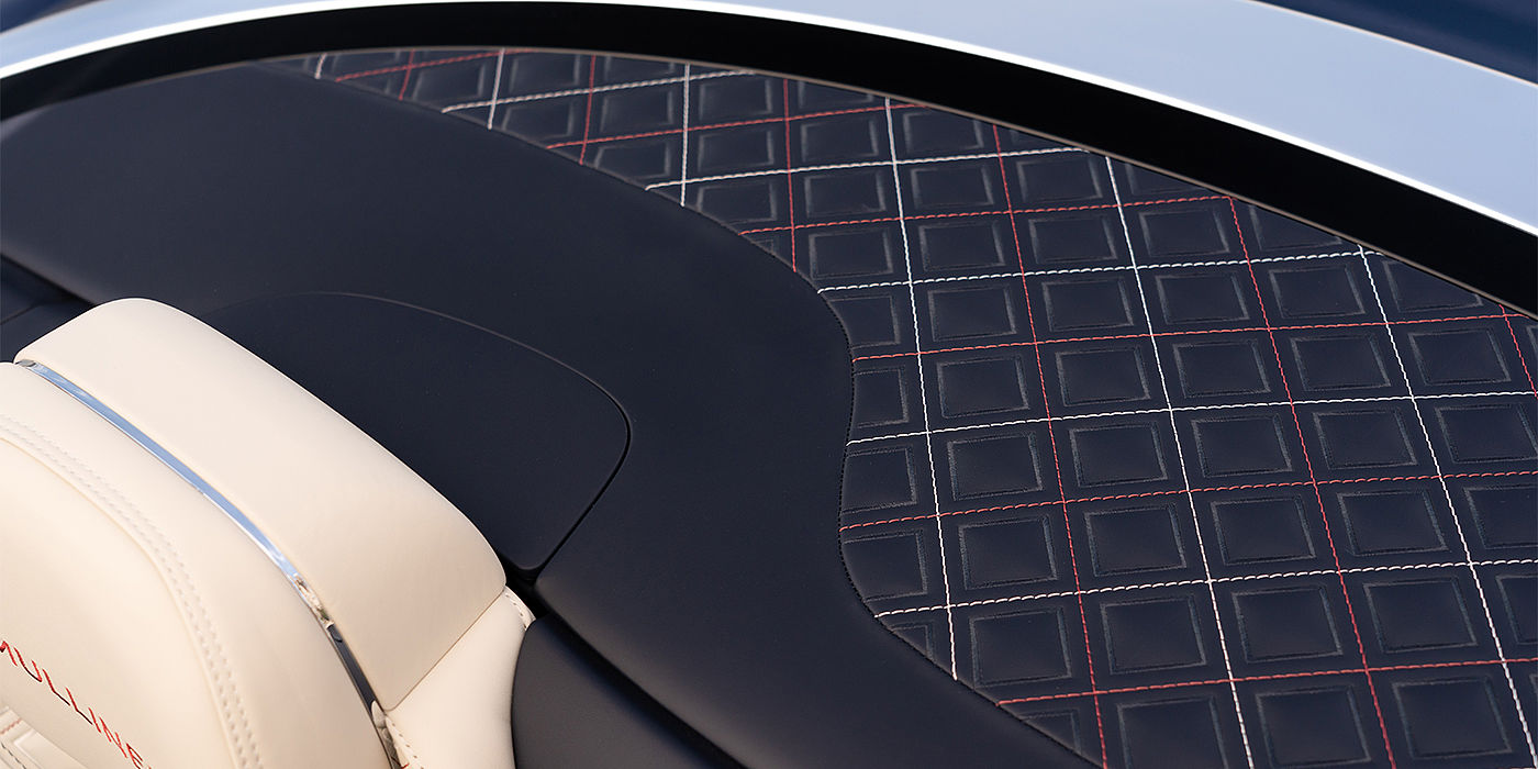 Bentley Taipei Bentley Continental GTC Mulliner convertible seat and cross stitched tonneau cover